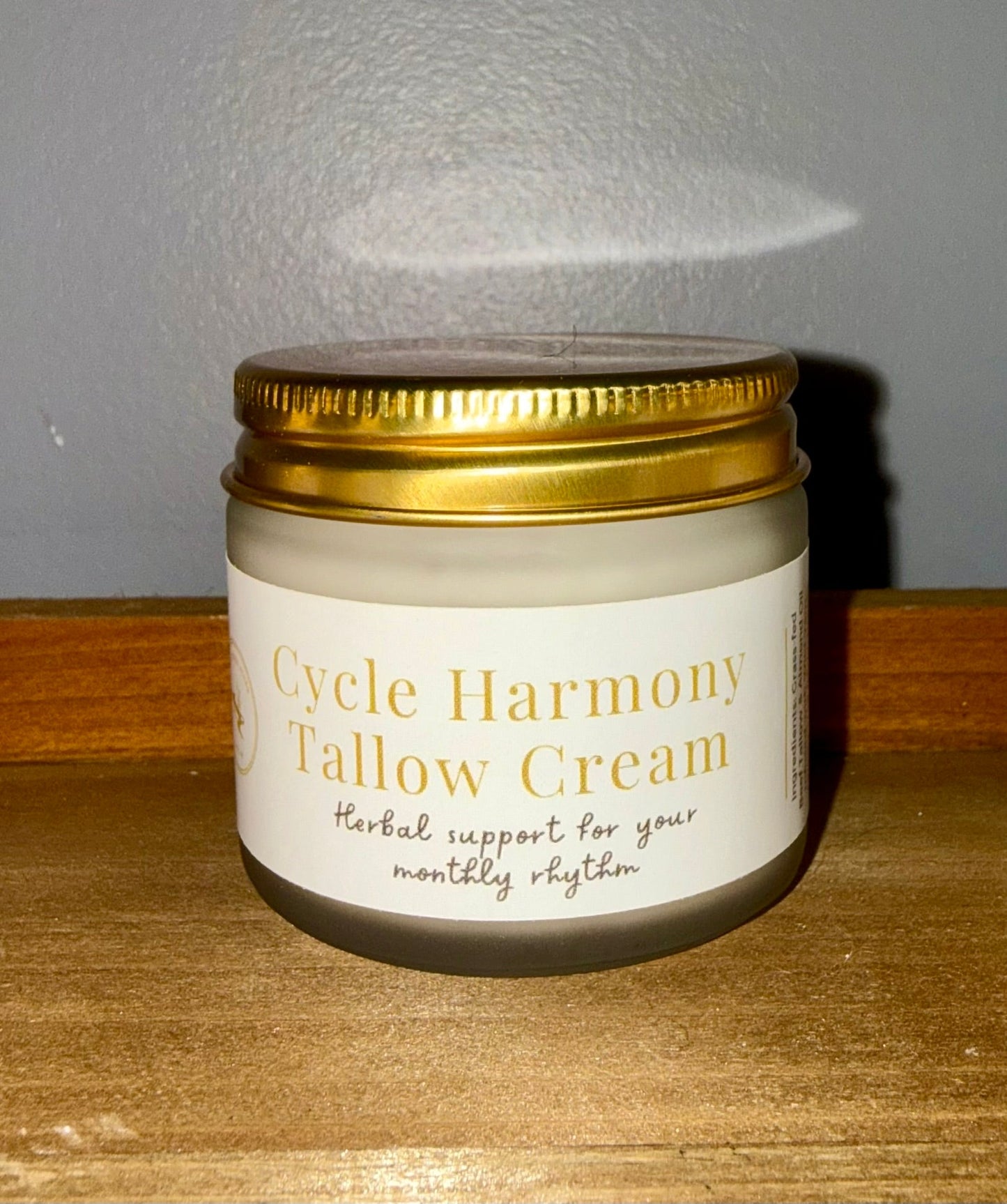 Cycle Harmony Tallow Cream – Herbal Support for Your Monthly Rhythm