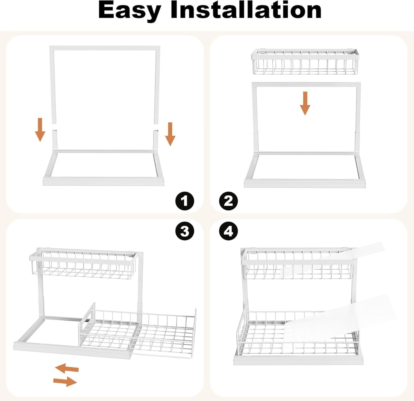 Easy Reach Under Sink Organizer
