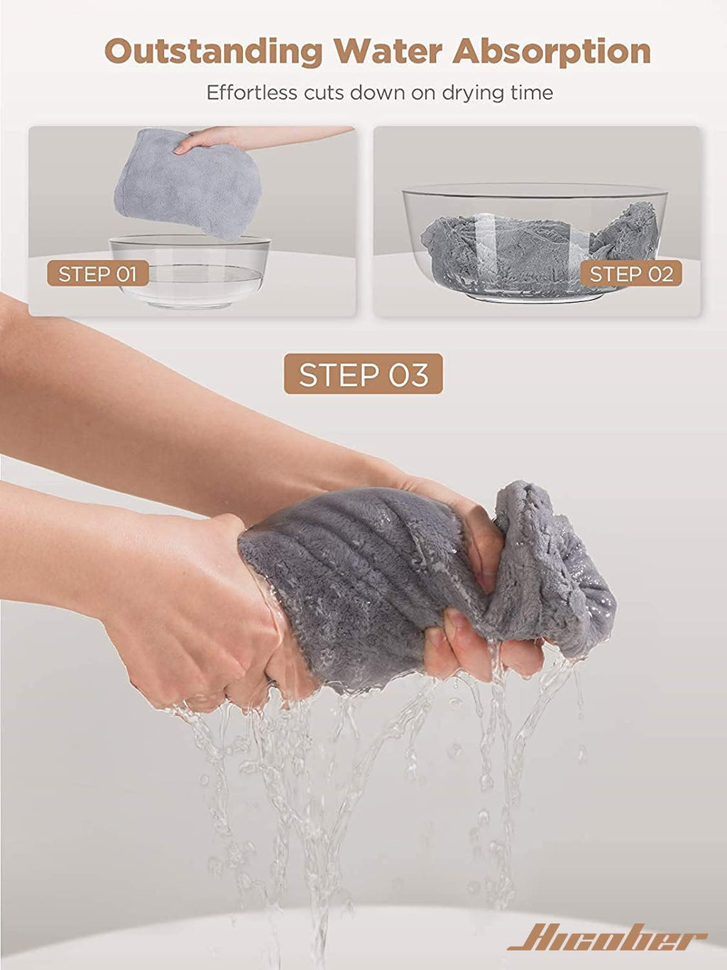 Quick Dry Hair Towel Set