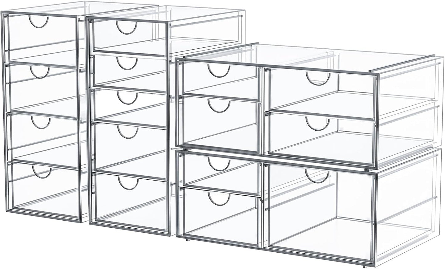 Clear 16-Drawer Organizer