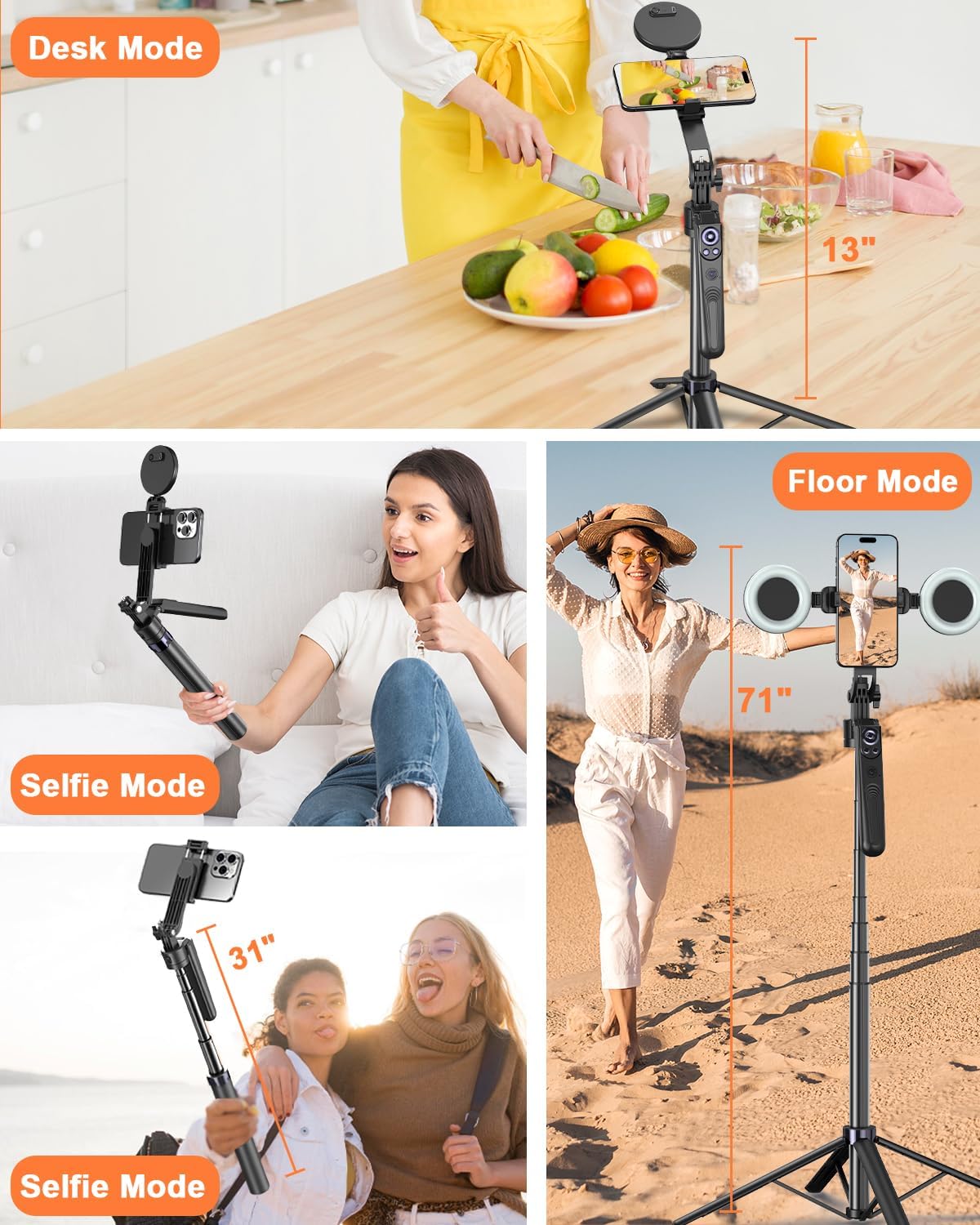 Smart Selfie Video Tripod