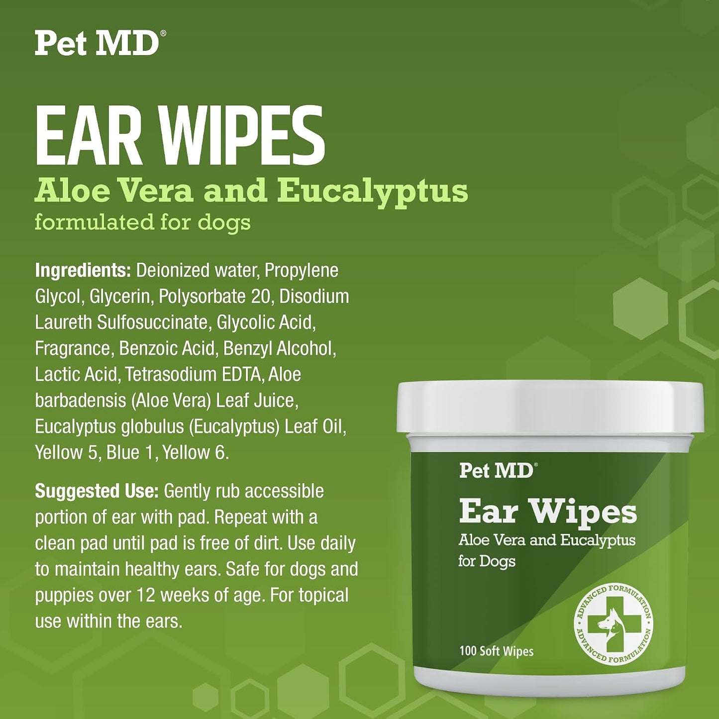 Gentle Dog Ear Wipes