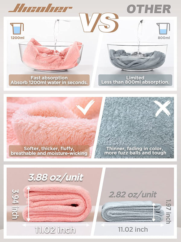 Quick Dry Hair Towel Set