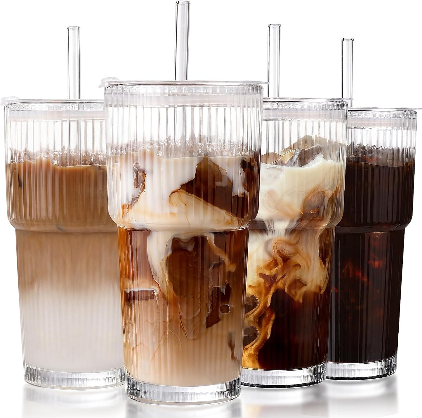Chic Iced Coffee Tumbler Set