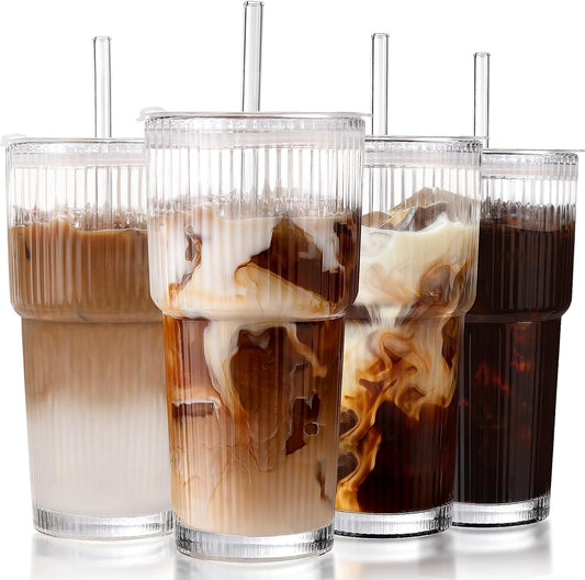 Chic Iced Coffee Tumbler Set