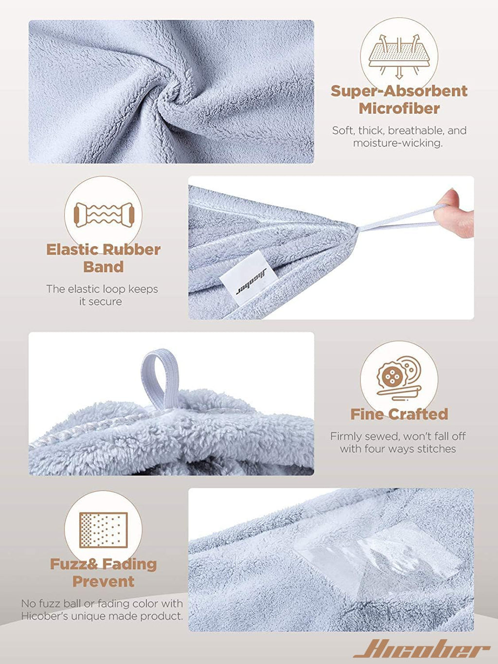 Quick Dry Hair Towel Set