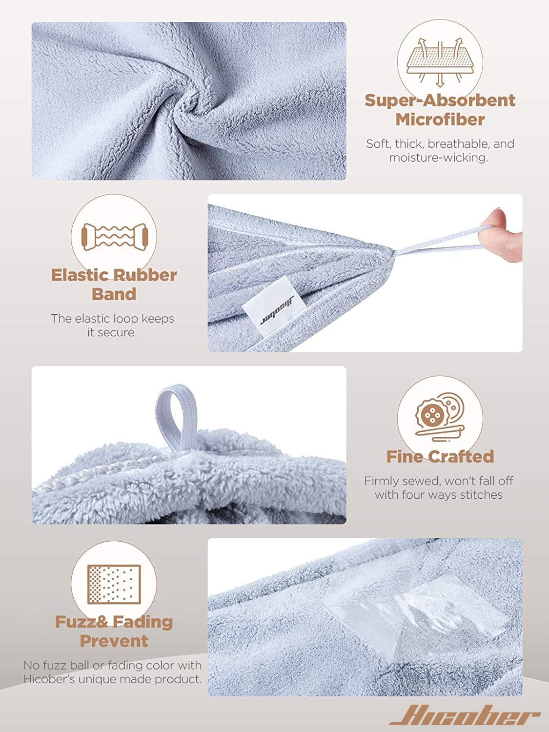 Quick Dry Hair Towel Set