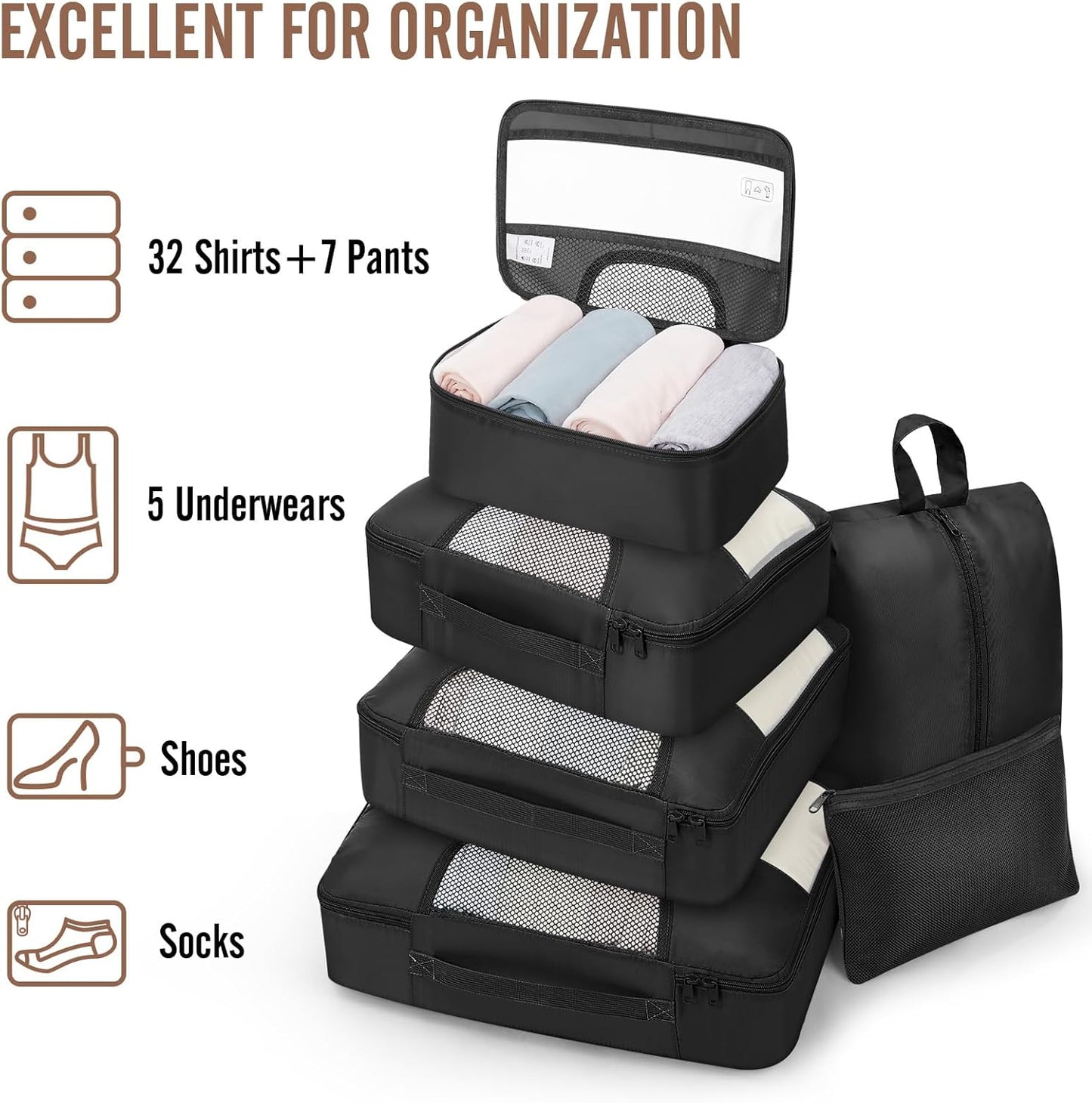 Smart Travel Packing Cubes