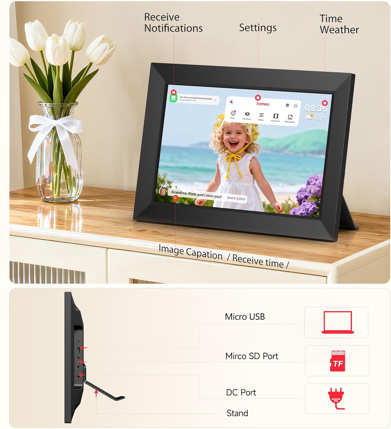 Bigasuo Smart Photo Frame