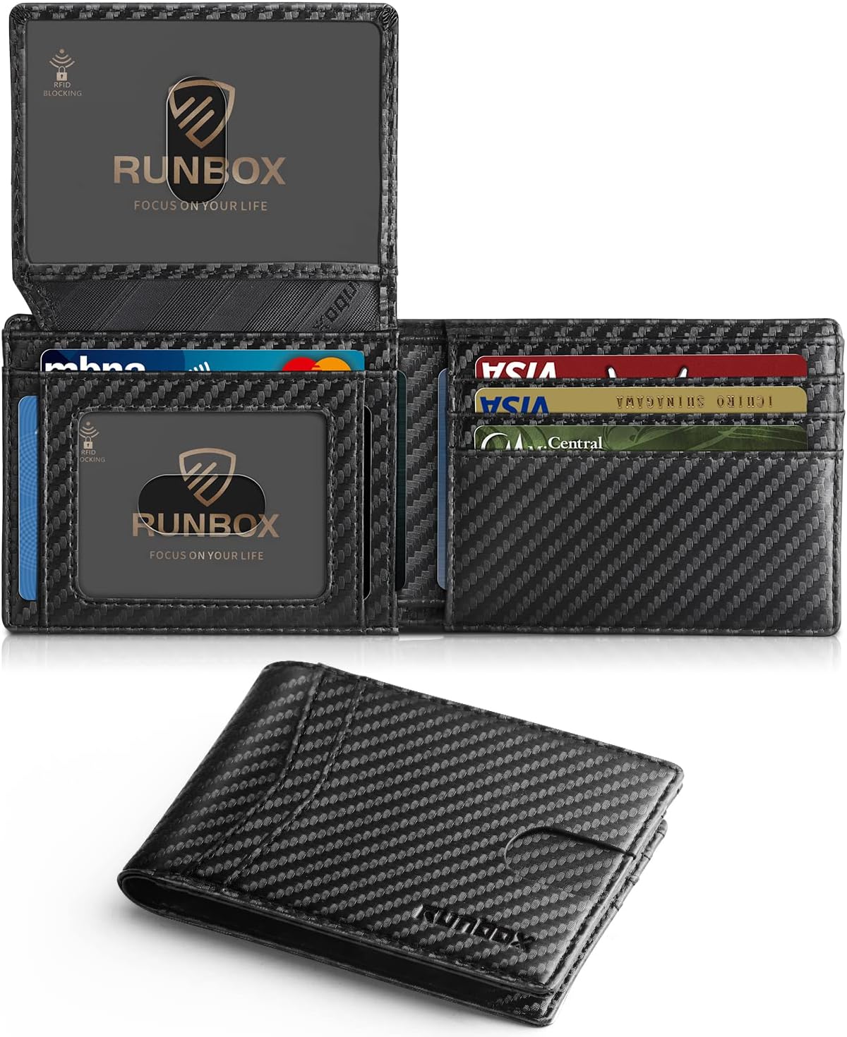 Slim RFID Leather Wallet