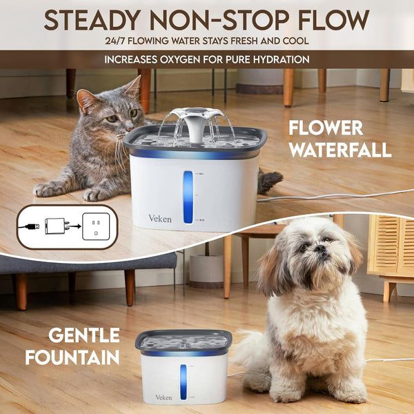 Veken Pet Water Fountain