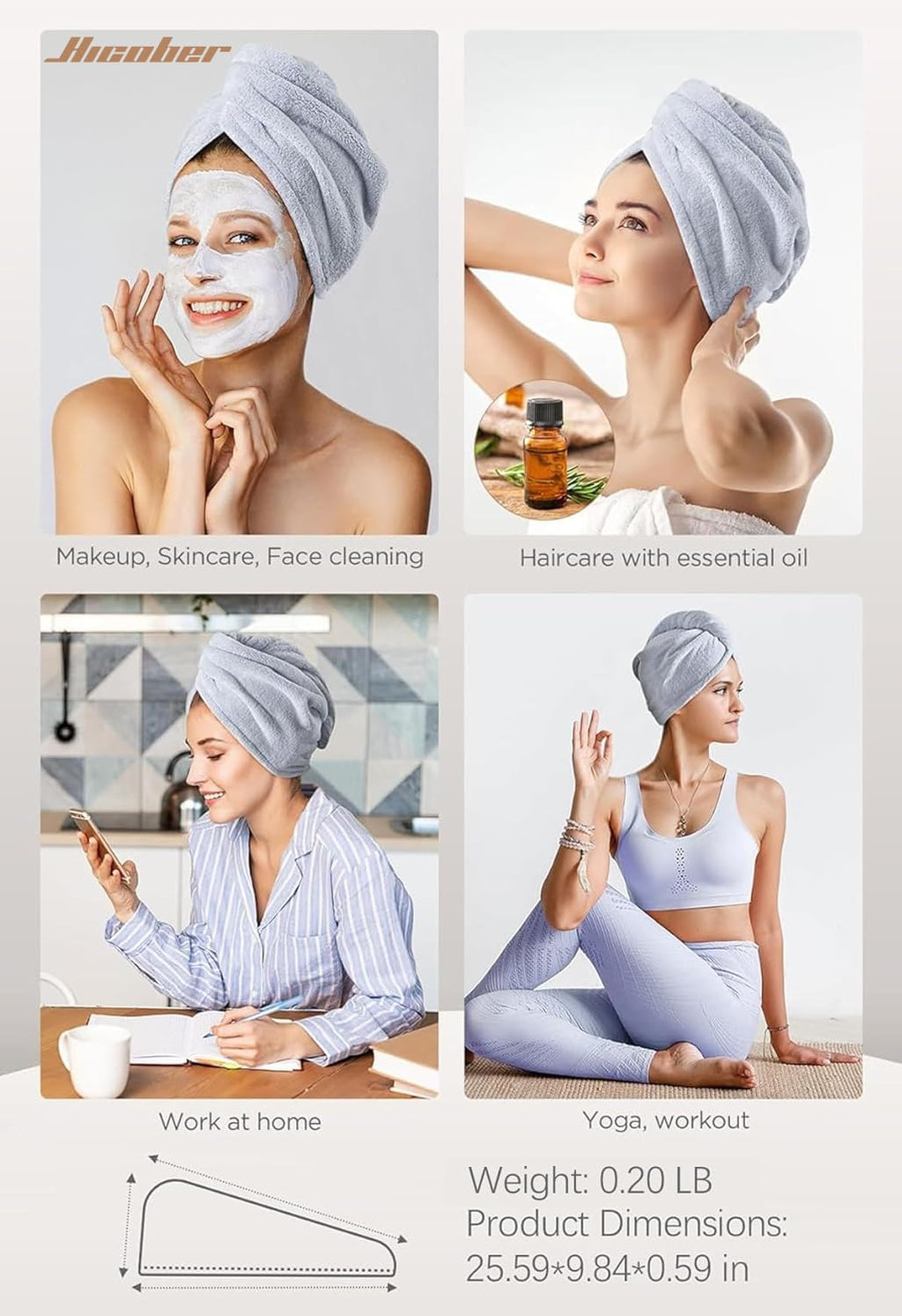 Quick Dry Hair Towel Set