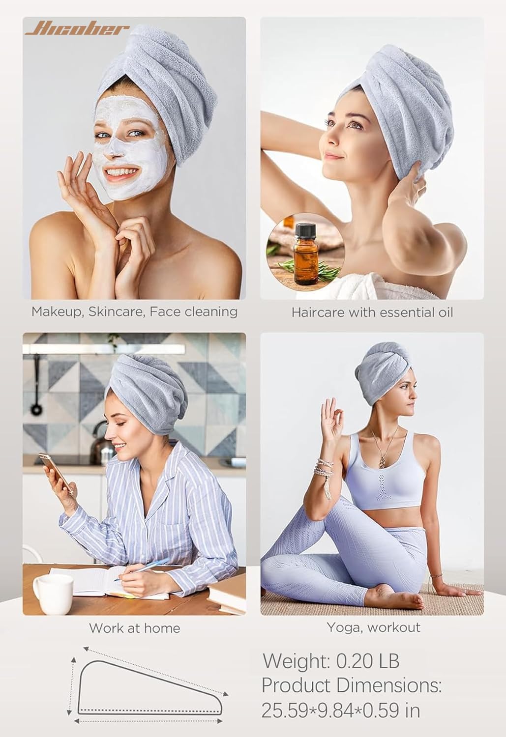 Quick Dry Hair Towel Set