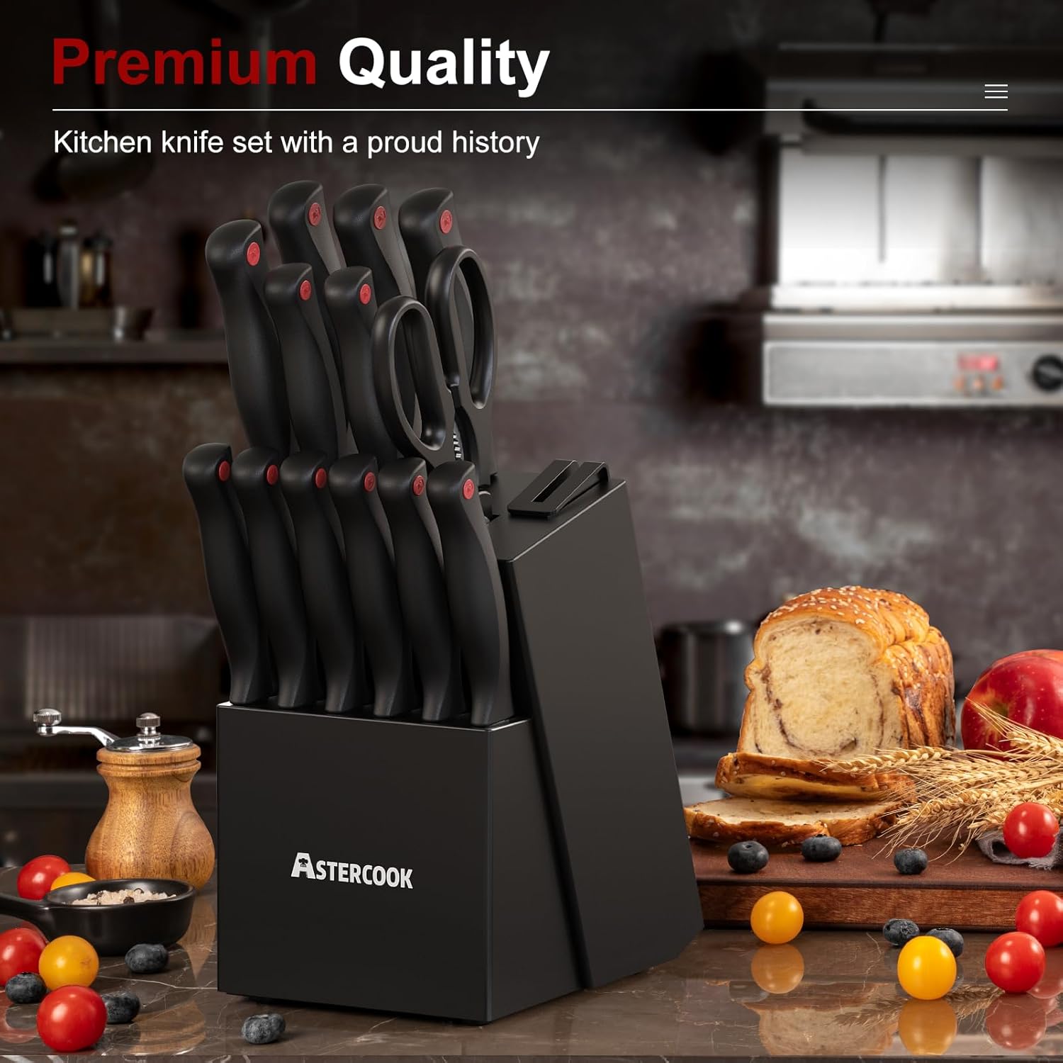 Astercook Kitchen Knife Set