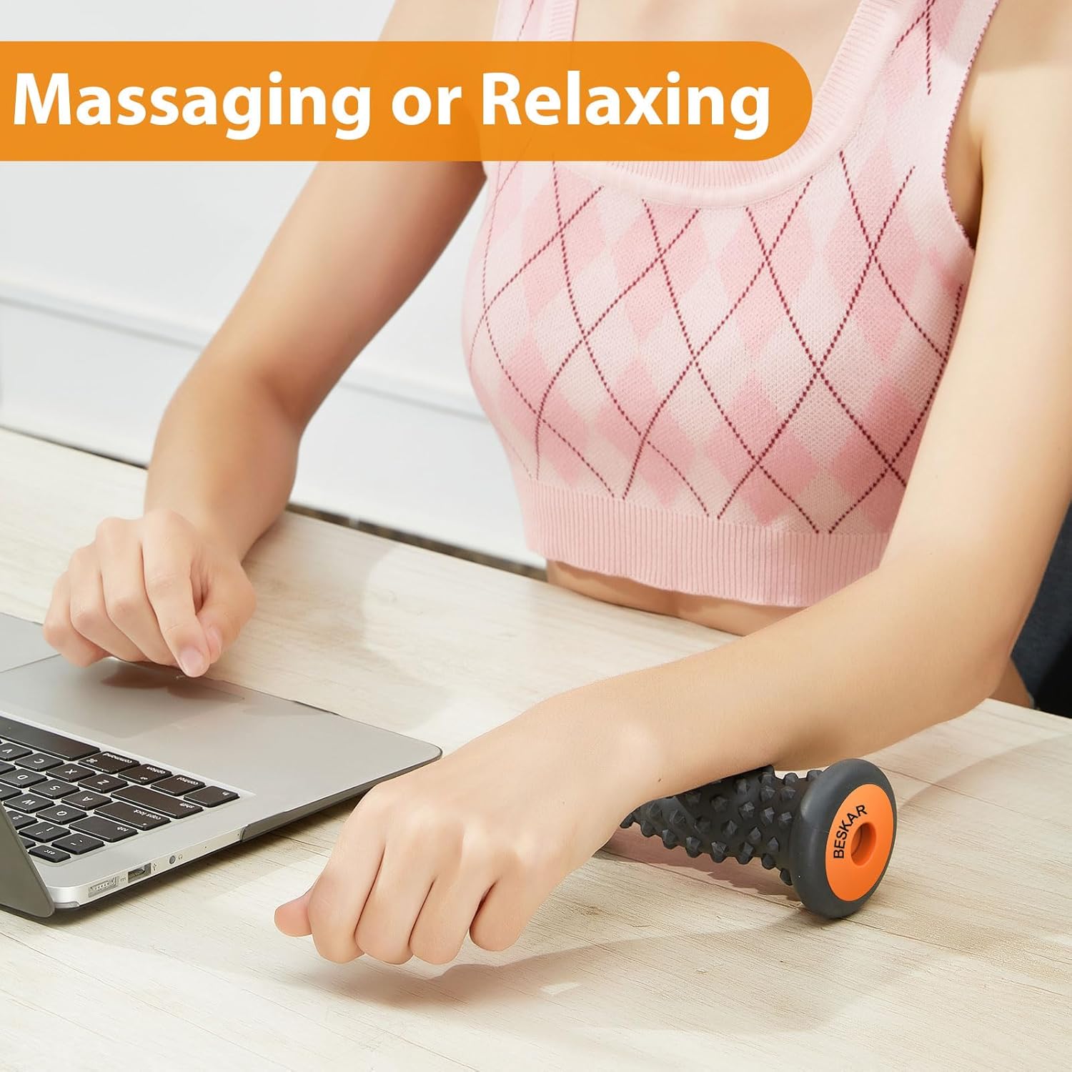 Relaxing Foot Roller Massage