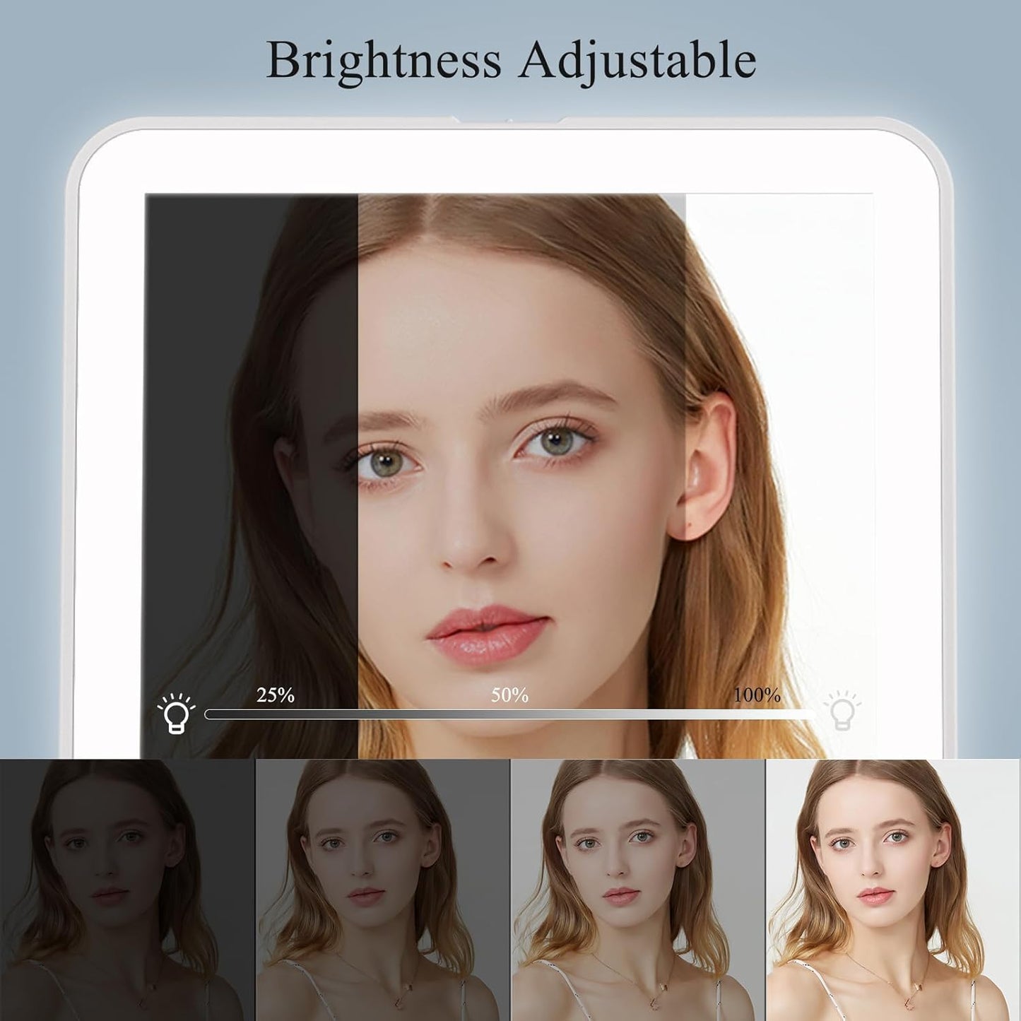 BrightLight Travel Beauty Mirror