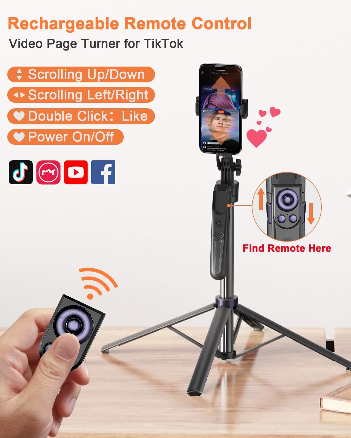 Smart Selfie Video Tripod
