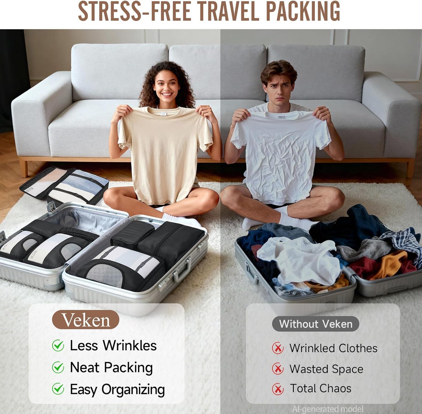 Smart Travel Packing Cubes