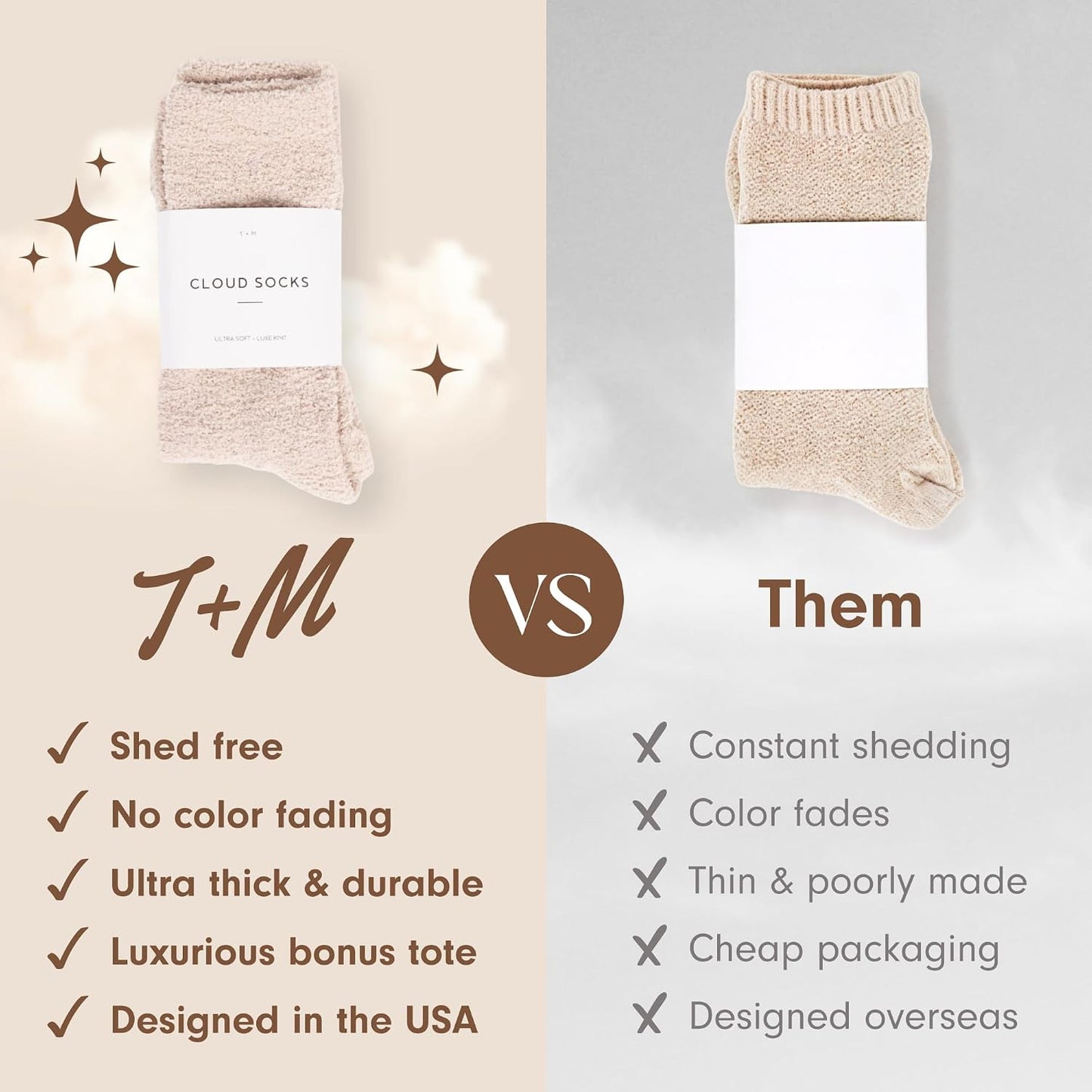 Cozy Cloud Socks Gift Set