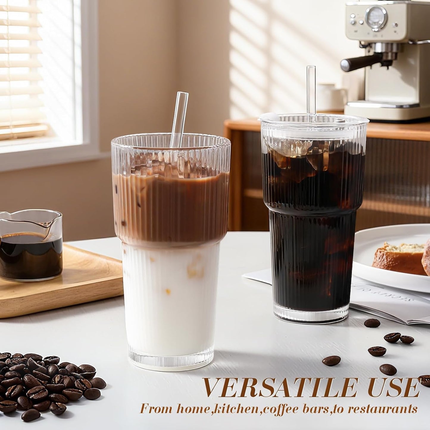 Chic Iced Coffee Tumbler Set