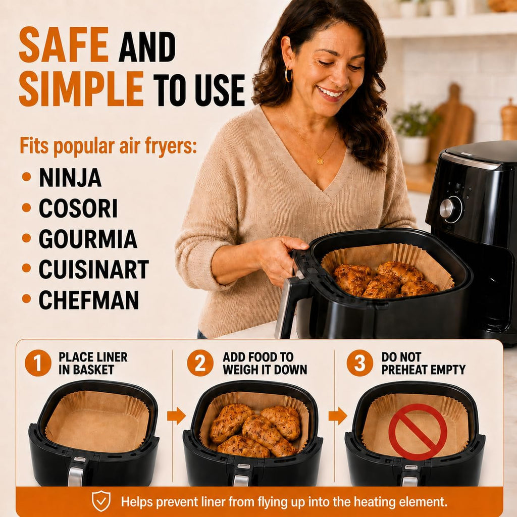 Easy Clean Air Fryer Liners