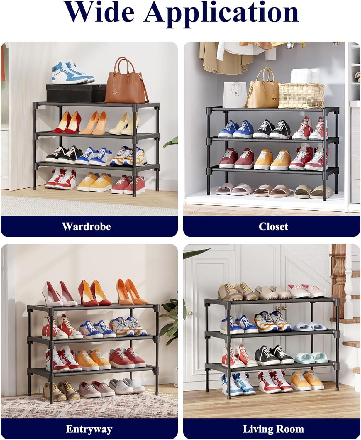 Kitsure Stackable Shoe Organizer