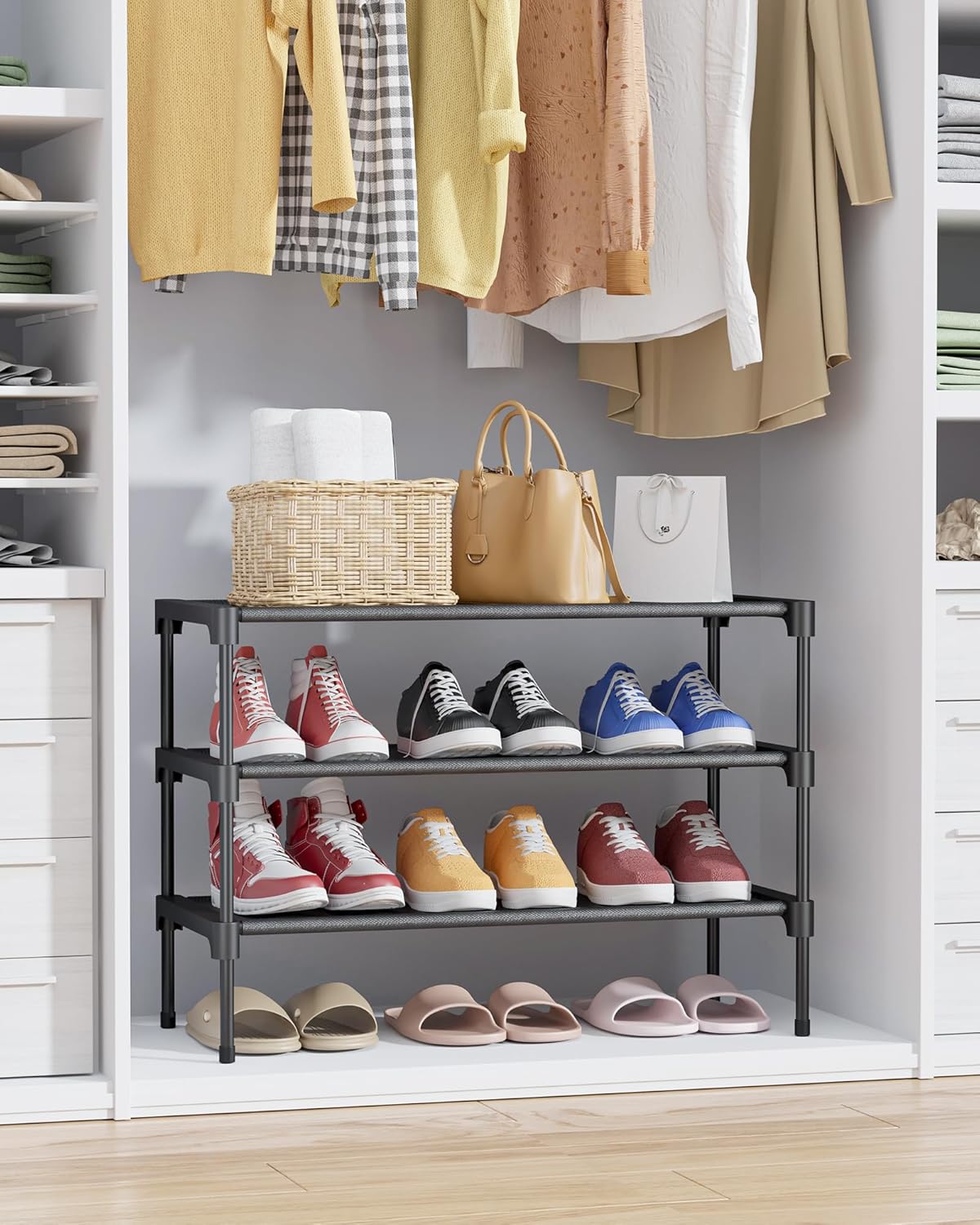 Kitsure Stackable Shoe Organizer