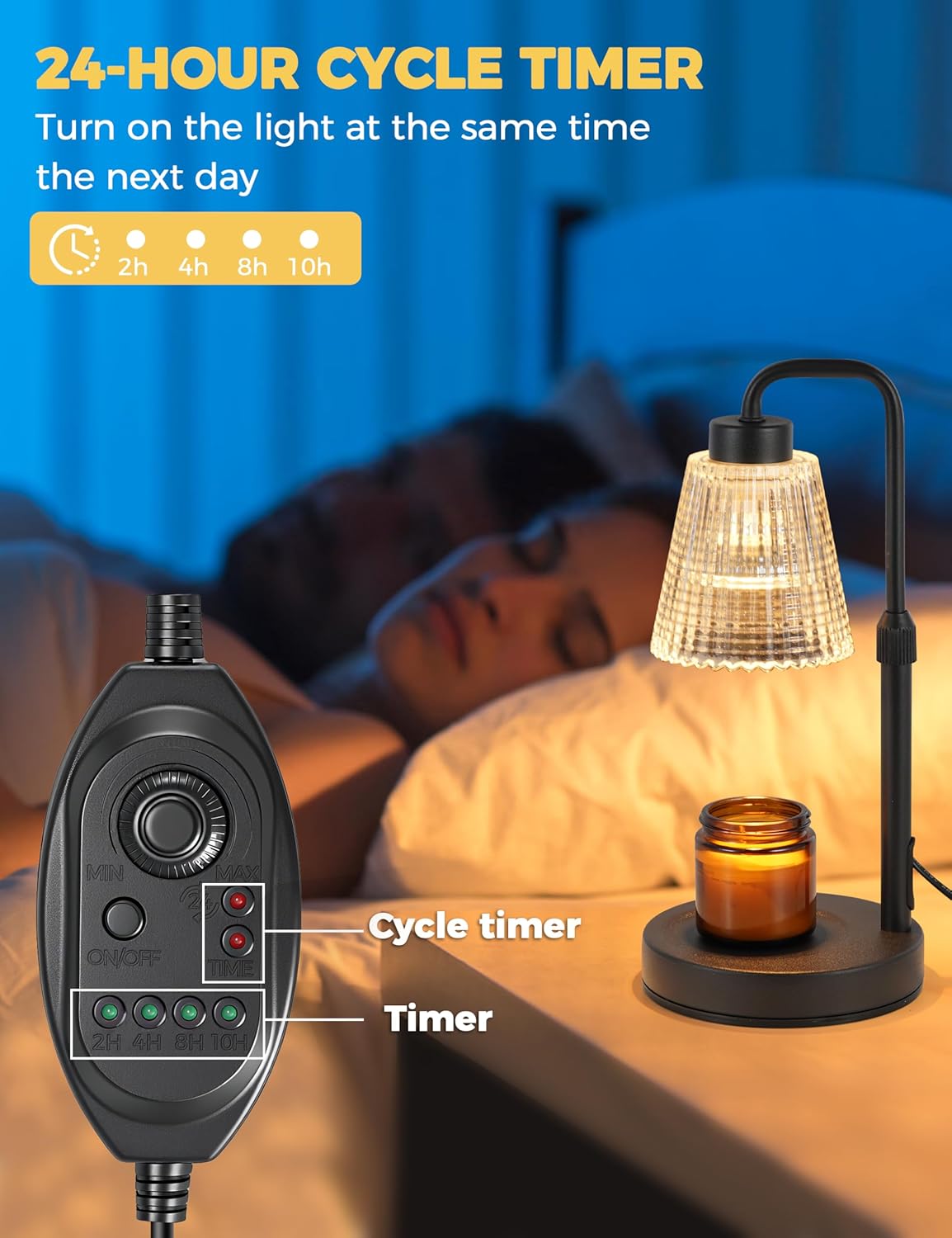 Warm Glow Candle Lamp
