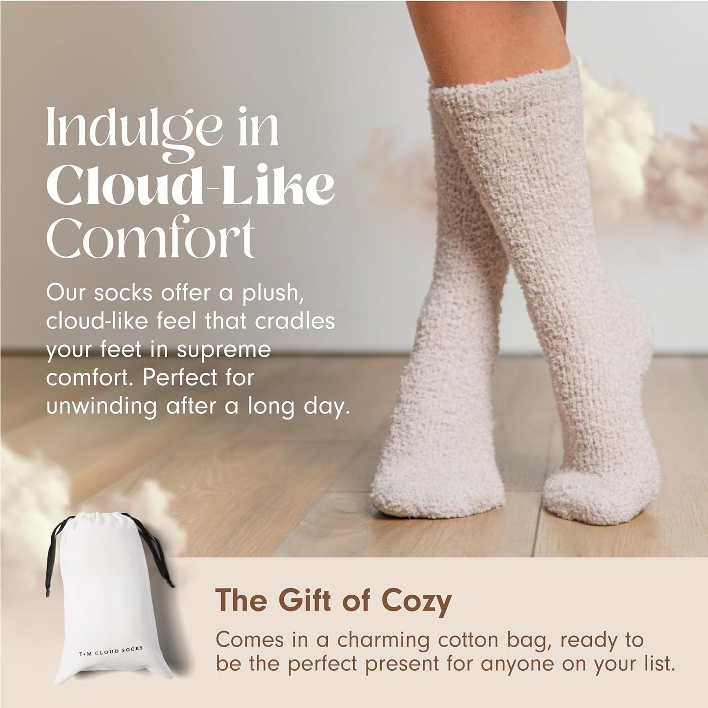 Cozy Cloud Socks Gift Set