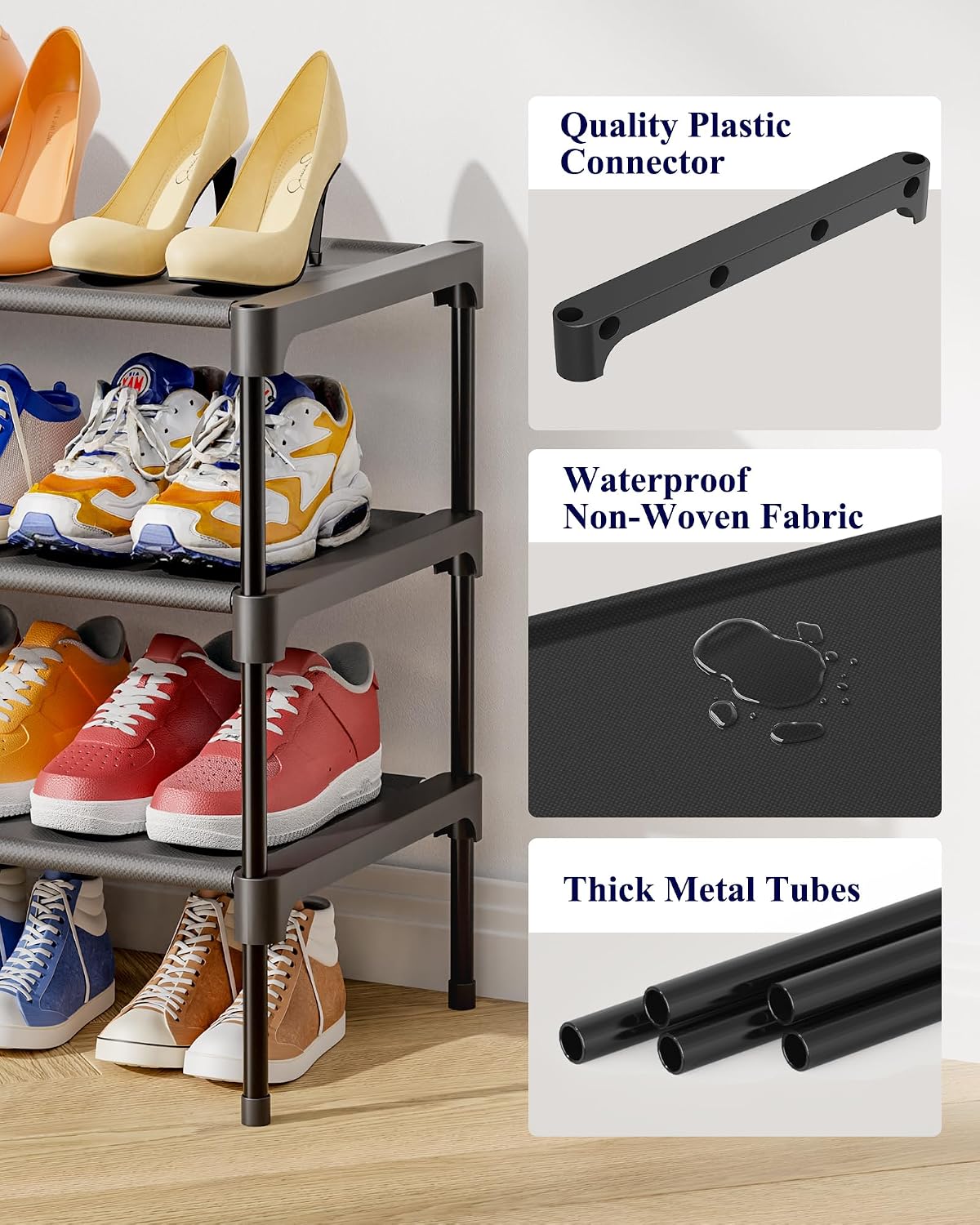 Kitsure Stackable Shoe Organizer