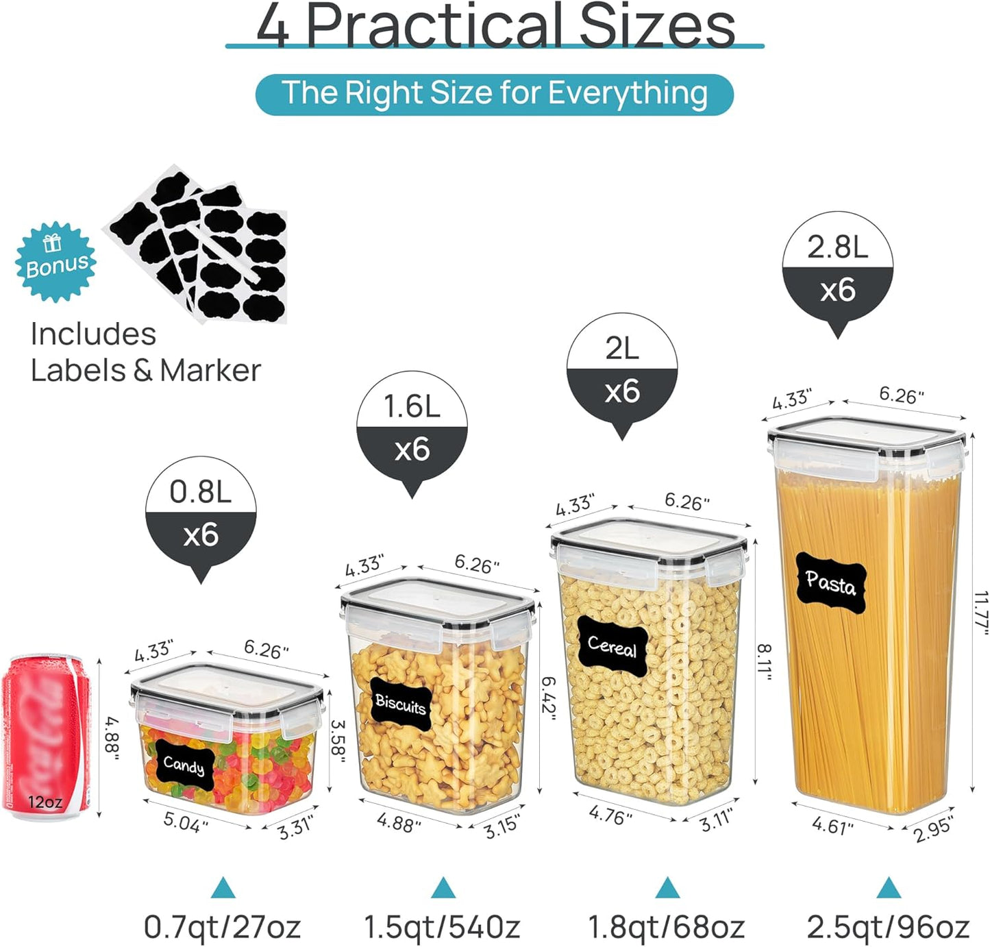 Kitchen Clarity Storage Set