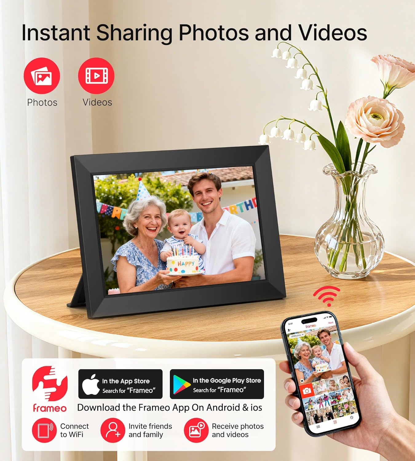Bigasuo Smart Photo Frame