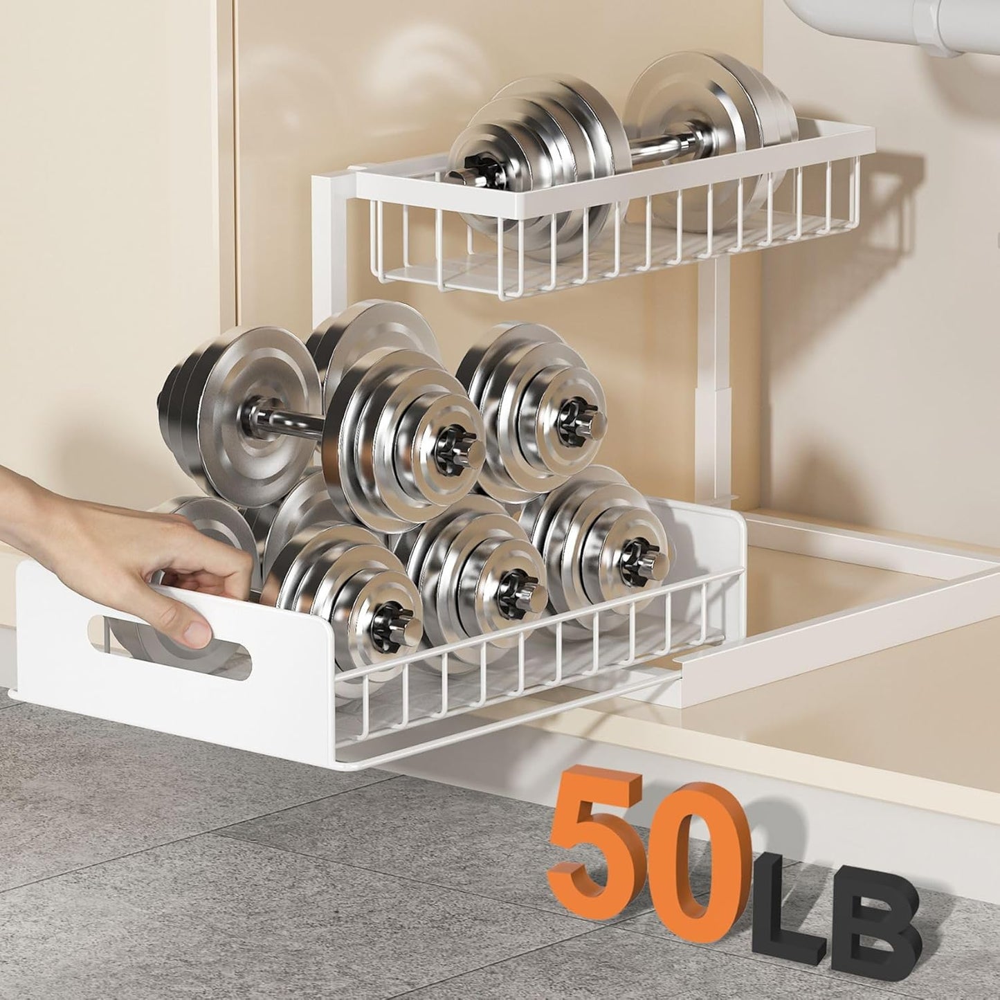 Easy Reach Under Sink Organizer