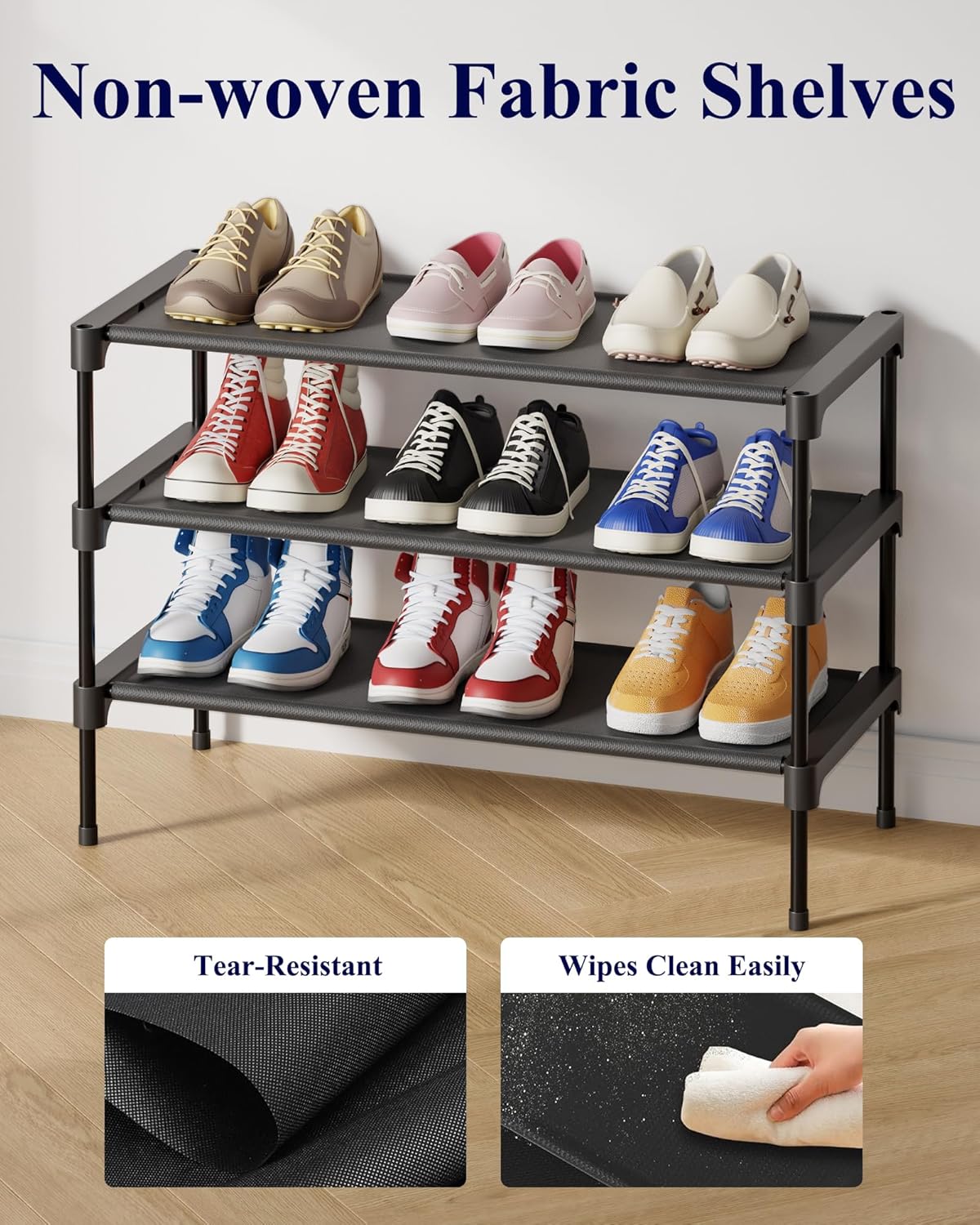 Kitsure Stackable Shoe Organizer
