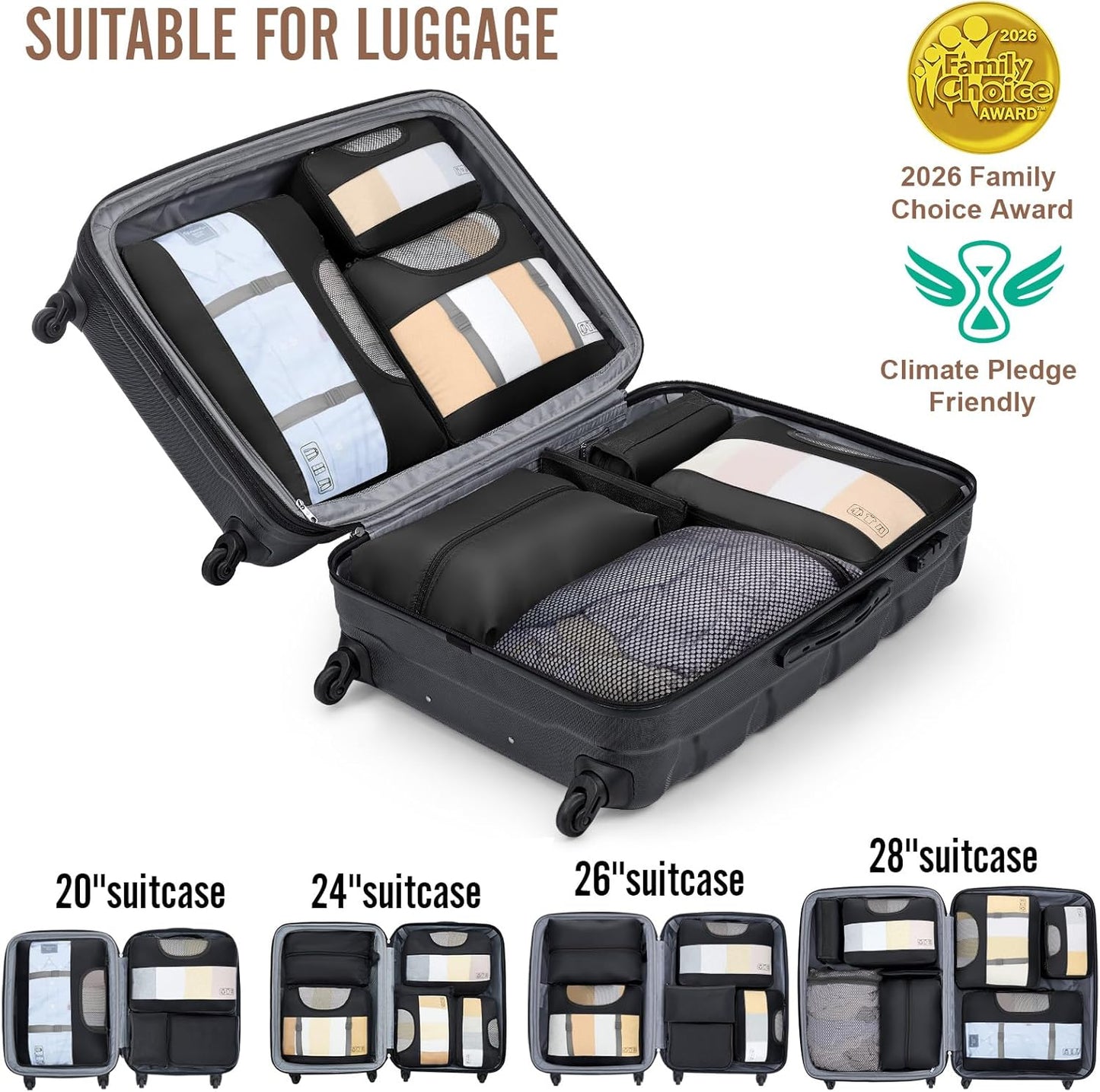 Smart Travel Packing Cubes