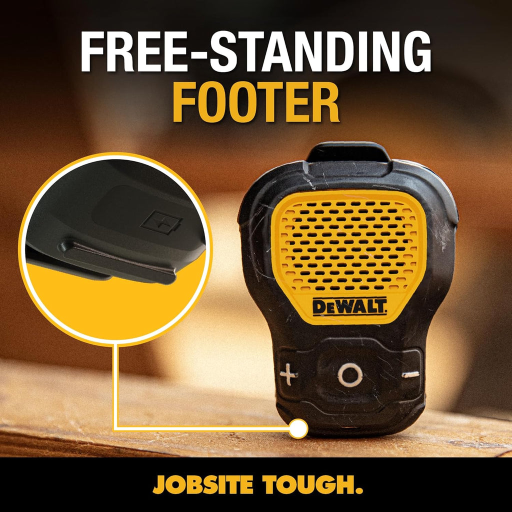 DEWALT Clip-On Bluetooth Speaker