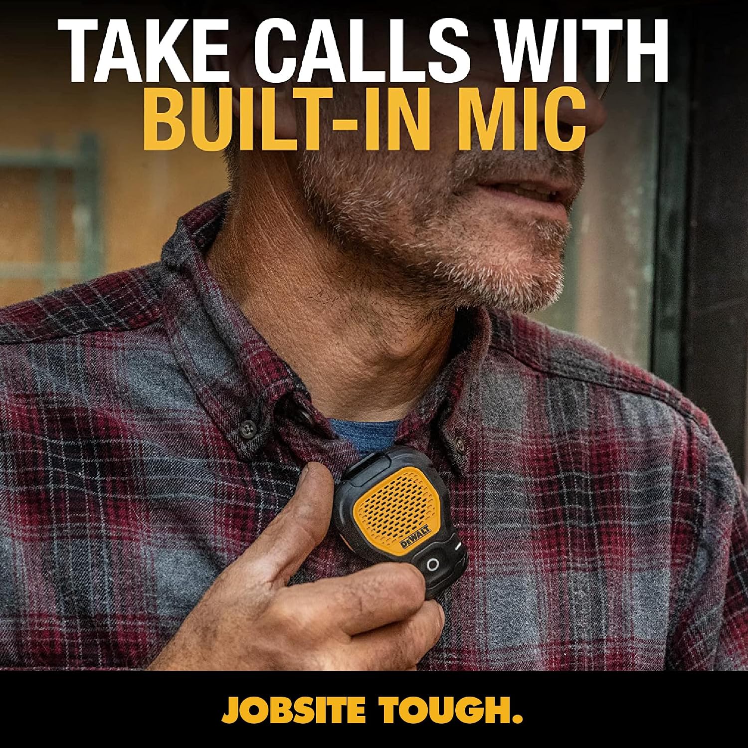 DEWALT Clip-On Bluetooth Speaker