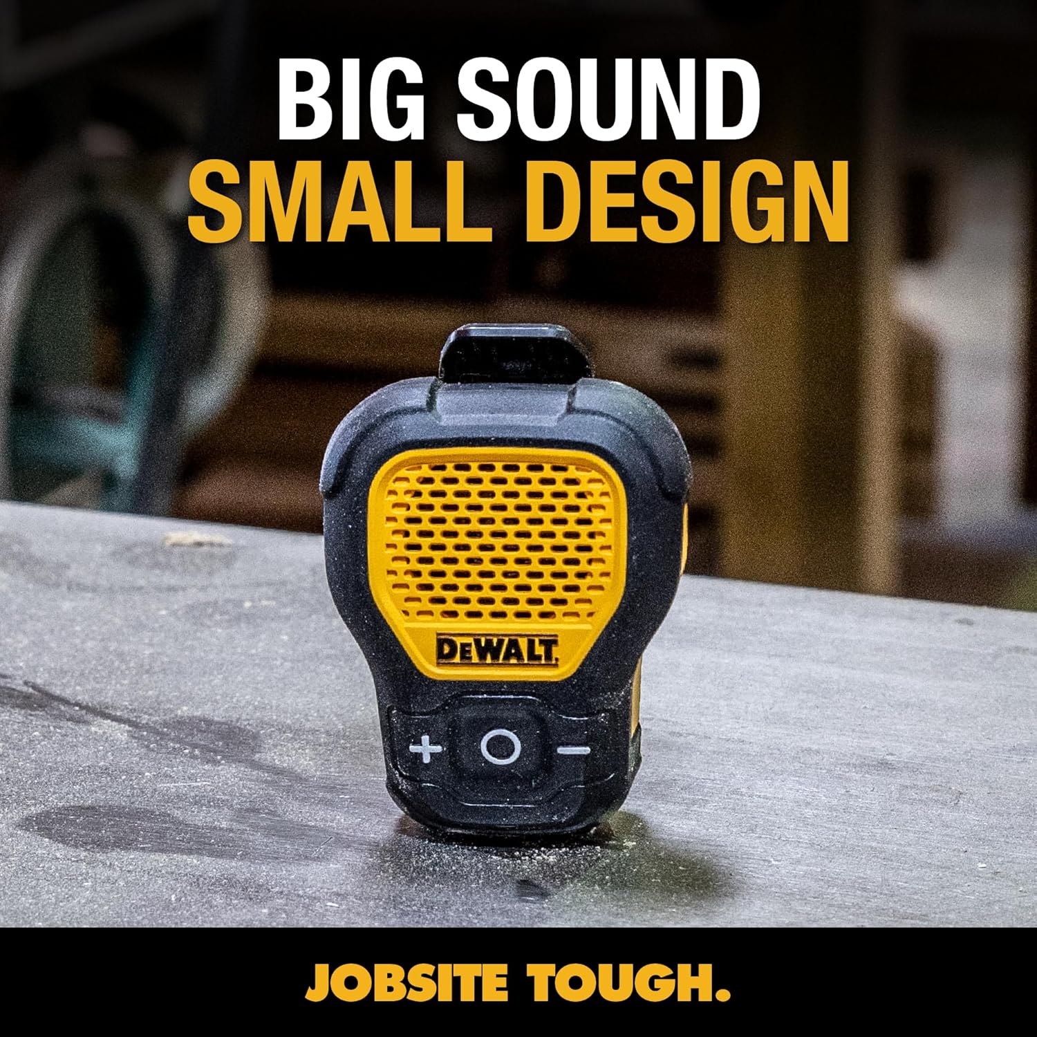 DEWALT Clip-On Bluetooth Speaker