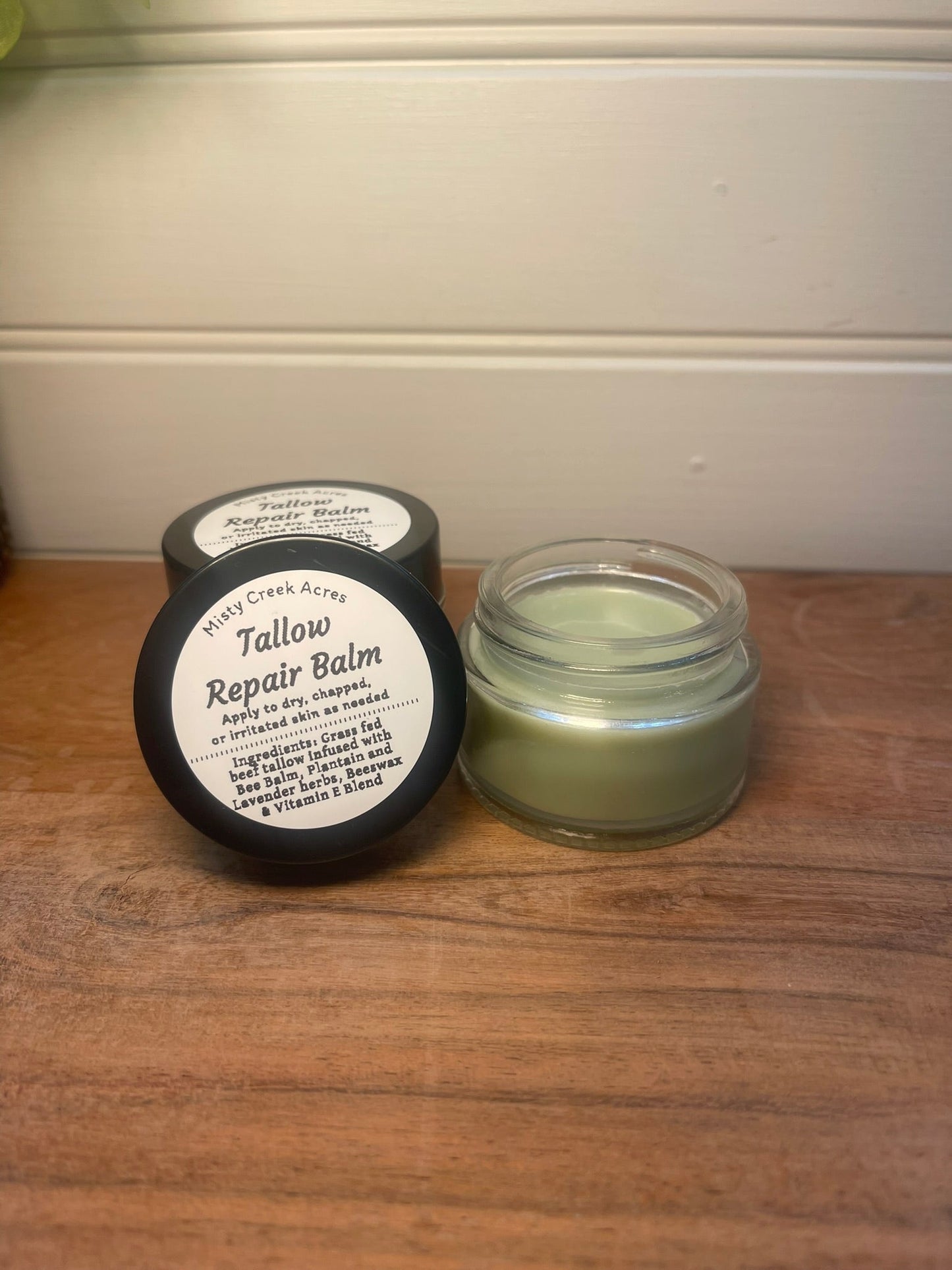 Tallow Repair Balm – Herbal Skin Balm with Bee Balm, Plantain & Lavender
