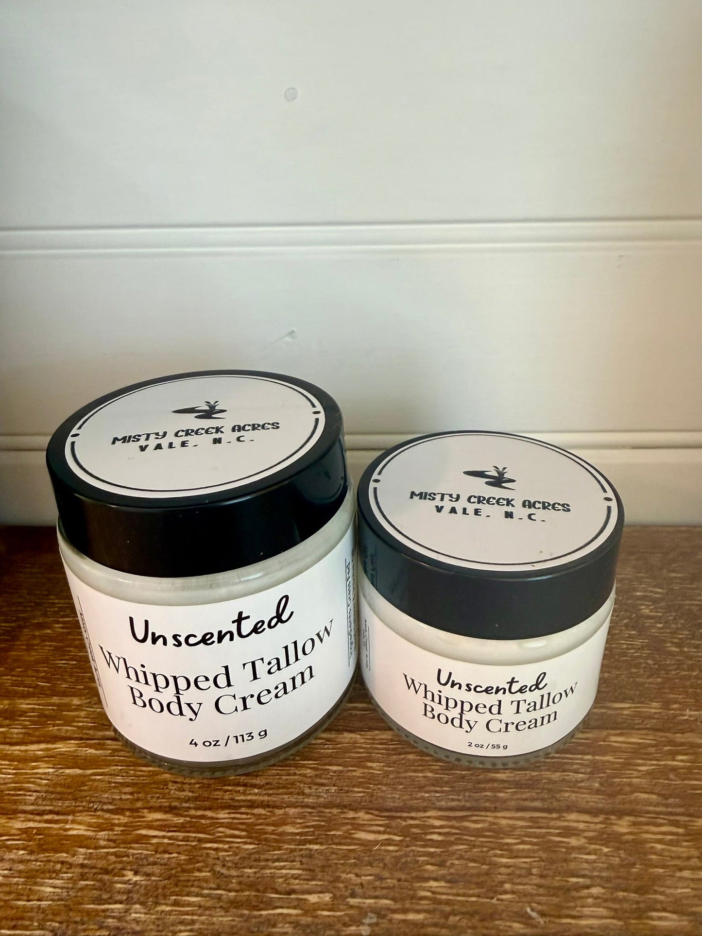 Unscented Whipped Tallow Cream – Grass-Fed, 2-Ingredient Moisturizer for Sensitive Skin (2 oz & 4 oz)