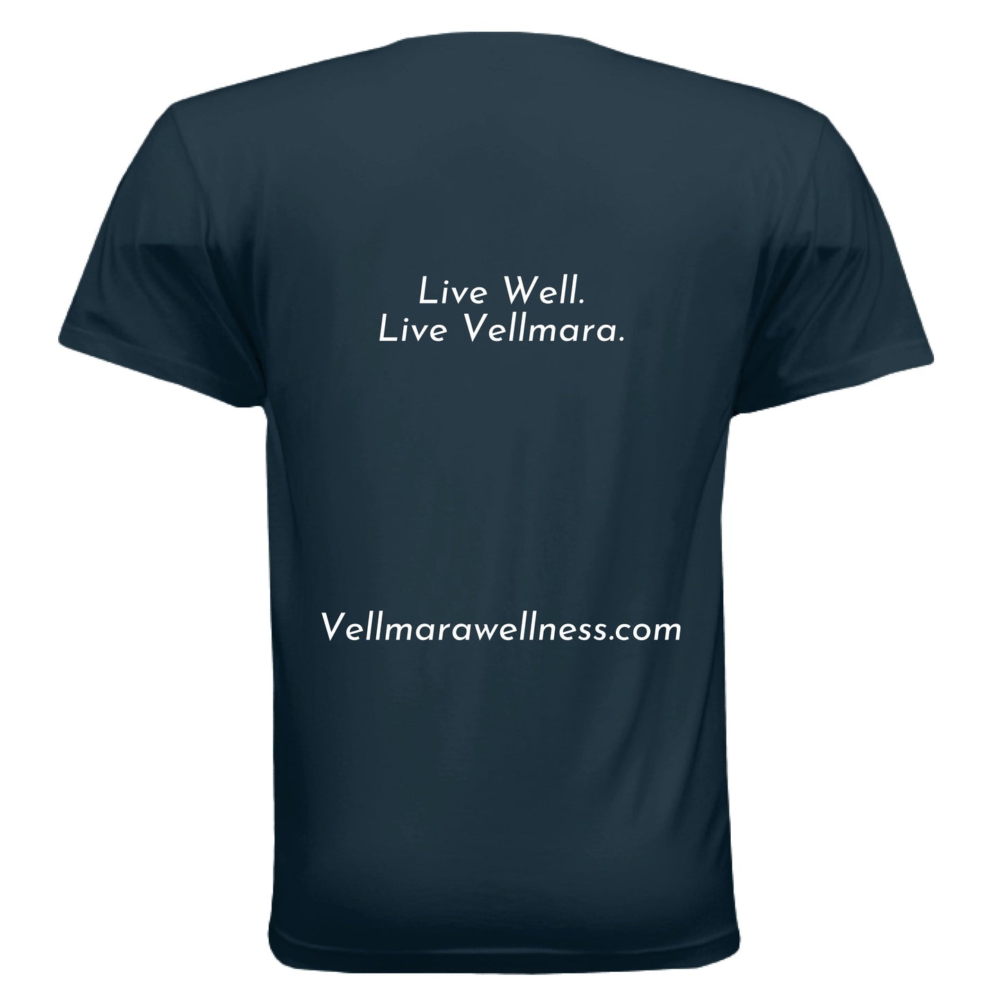 Live Well moisture wicking performance T-shirt by Vellmara
